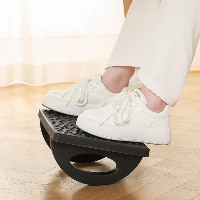 Adjustable Office Footrest Stool - Non-Slip Rocking Foot Massager for Kids & Adults|Ergonomic Plastic Step Stool for Home & Work
Adjustable Office Footrest Stool - Non-Slip Rocking Foot Massager for Kids & Adults|Ergonomic Plastic Step Stool for Home & Work
