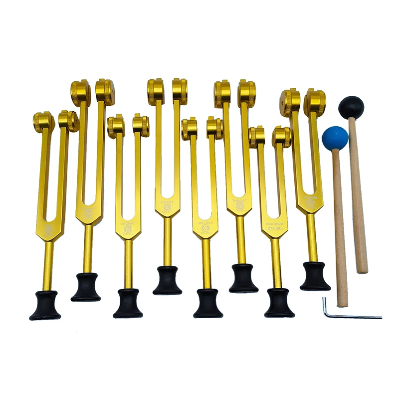 Tuning Forks Set For Healing,Sound Therapy(126.22 Hz,136.1 Hz,141.27 Hz,172.06 Hz,194.18 Hz,210.42 Hz,221.23Hz)
Tuning Forks Set For Healing,Sound Therapy(126.22 Hz,136.1 Hz,141.27 Hz,172.06 Hz,194.18 Hz,210.42 Hz,221.23Hz)