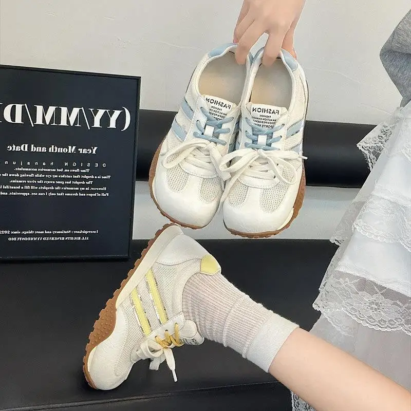 Leather Sporty Women's Shoes Breathable Versatile Casual Style Flat Heel Anti-Slip Rubber Sole Comfortable All-Match White Sn...
Leather Sporty Women's Shoes Breathable Versatile Casual Style Flat Heel Anti-Slip Rubber Sole Comfortable All-Match White Sn...