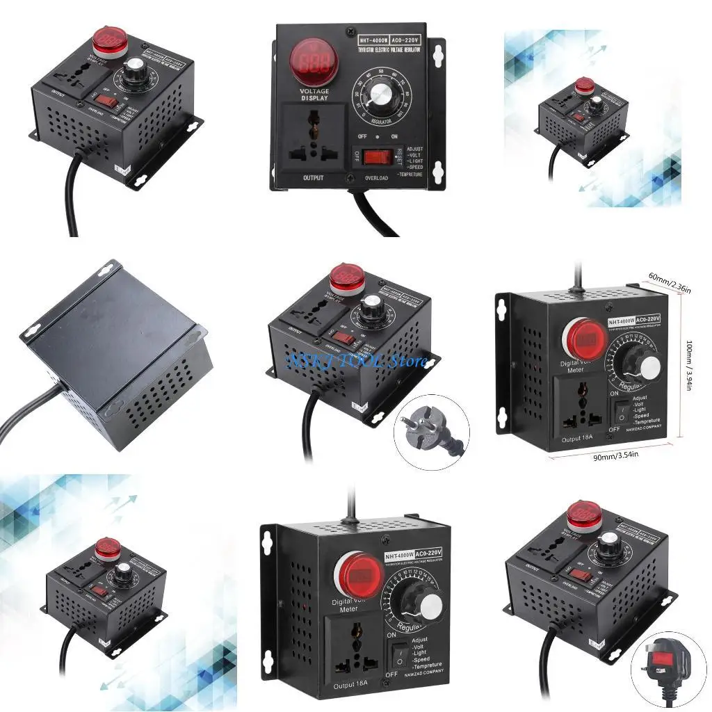 L8RC Regulator 4000W SCR Electric Regulator with OverloadProtections