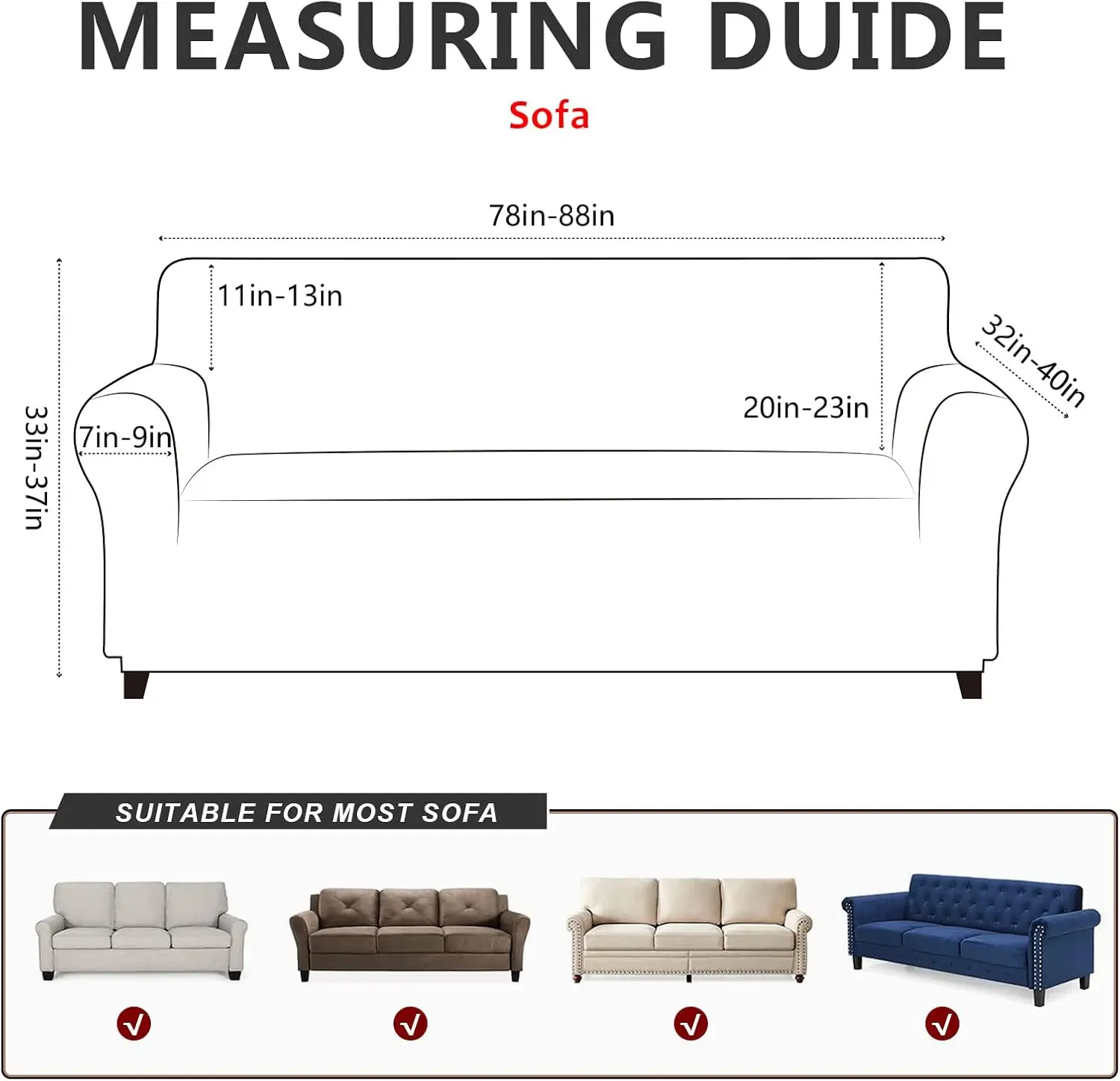 Molasofa Sofa Covers - Couch Cover For Leather Couch, Soft And Washable Sofa Covers With Leather-Like Quality. Non-Pilling,
Molasofa Sofa Covers - Couch Cover For Leather Couch, Soft And Washable Sofa Covers With Leather-Like Quality. Non-Pilling,