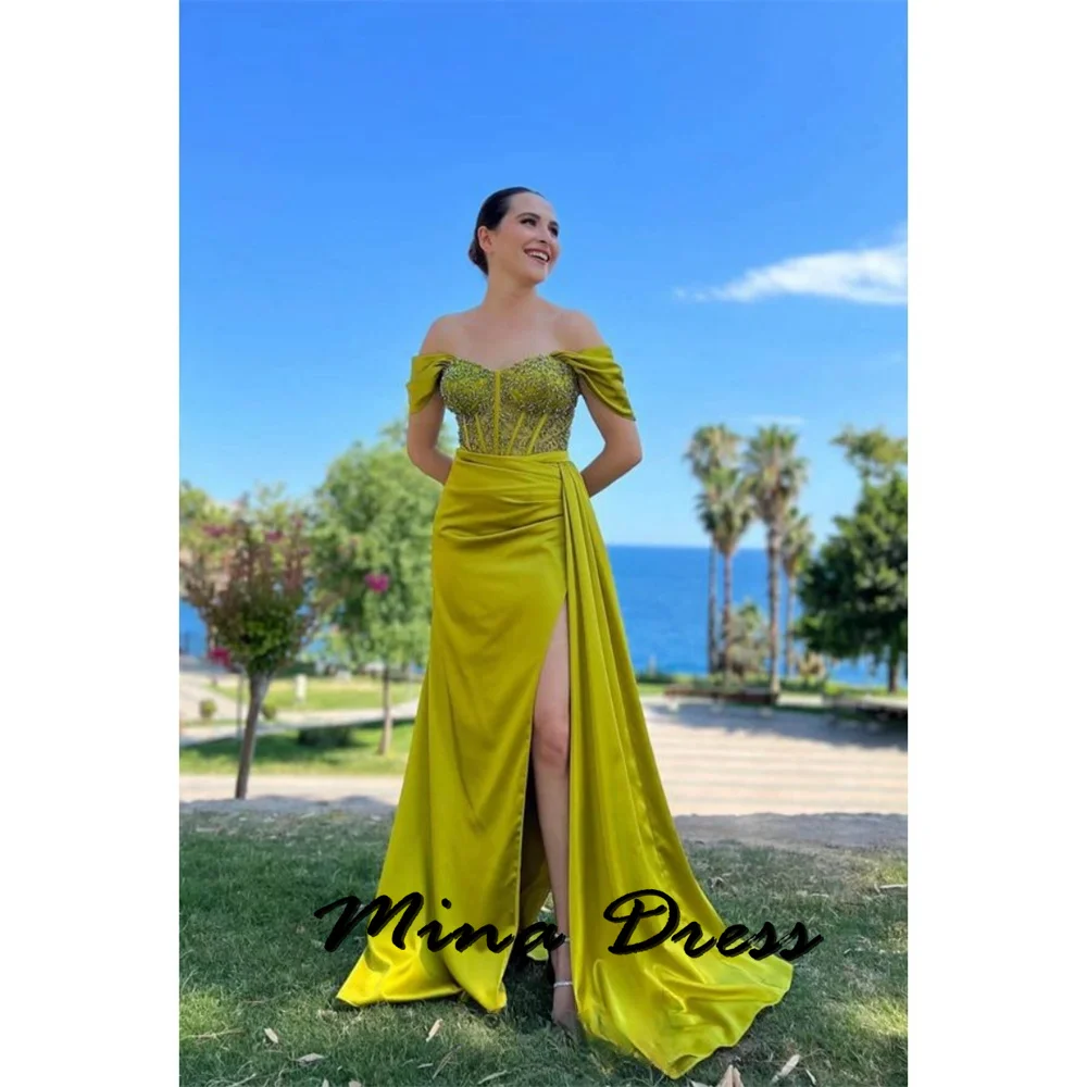 Mina Customized Backless Evening Dresses Woman Elegant Party Dresses 2024 for Wedding Dress Slit Sequins Sleeveless Tube Top
Mina Customized Backless Evening Dresses Woman Elegant Party Dresses 2024 for Wedding Dress Slit Sequins Sleeveless Tube Top