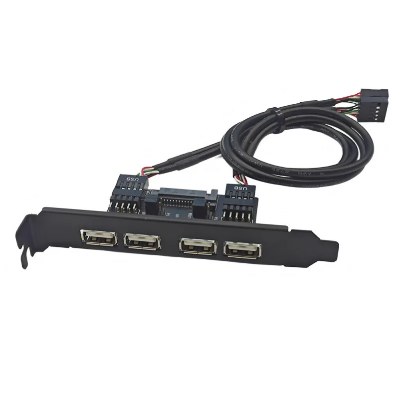 JavicTech 4 puertos USB 2.0 Panel frontal Cabecera 9Pin 2 Macho a 4 USB 2.0 Hembra Chasis Panel Posterior Cable de Extensión
JavicTech 4 puertos USB 2.0 Panel frontal Cabecera 9Pin 2 Macho a 4 USB 2.0 Hembra Chasis Panel Posterior Cable de Extensión