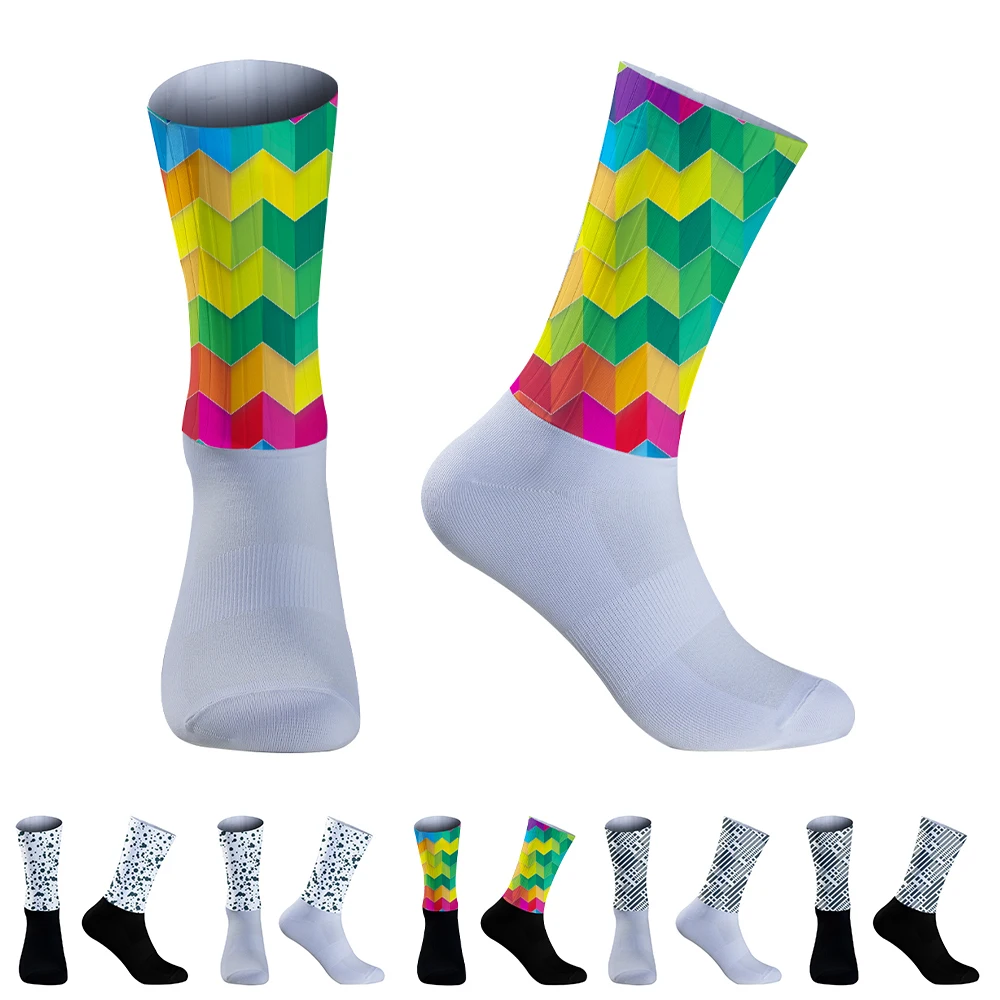 Summer 2024 New Slip Breathable Cycling Socks Men Women Road Bike Silicone Seamless Aero Socks
Summer 2024 New Slip Breathable Cycling Socks Men Women Road Bike Silicone Seamless Aero Socks