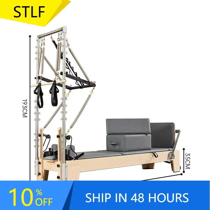 YTYIN Yoga Fitness Equipment Studio Pilates Reformer Core Bed With Half Trapeze Tower
YTYIN Yoga Fitness Equipment Studio Pilates Reformer Core Bed With Half Trapeze Tower