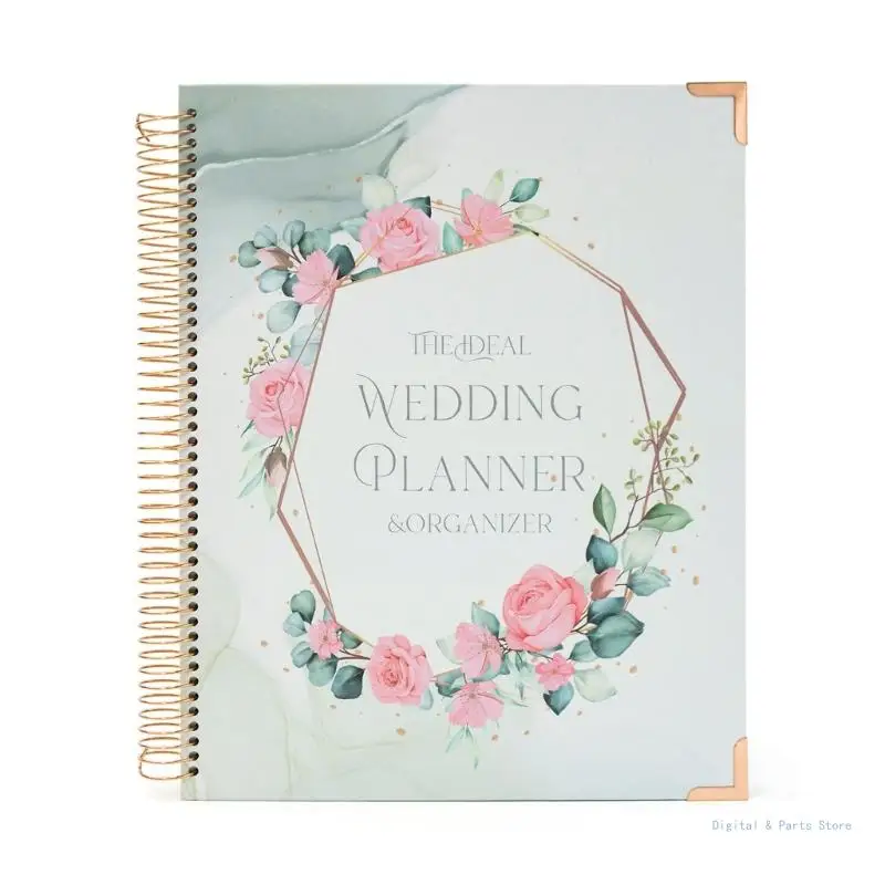 M17F Floral Wedding Planner Book Wedding Bridal Journal Planning Book Perfect Gift for Bride To Be
M17F Floral Wedding Planner Book Wedding Bridal Journal Planning Book Perfect Gift for Bride To Be