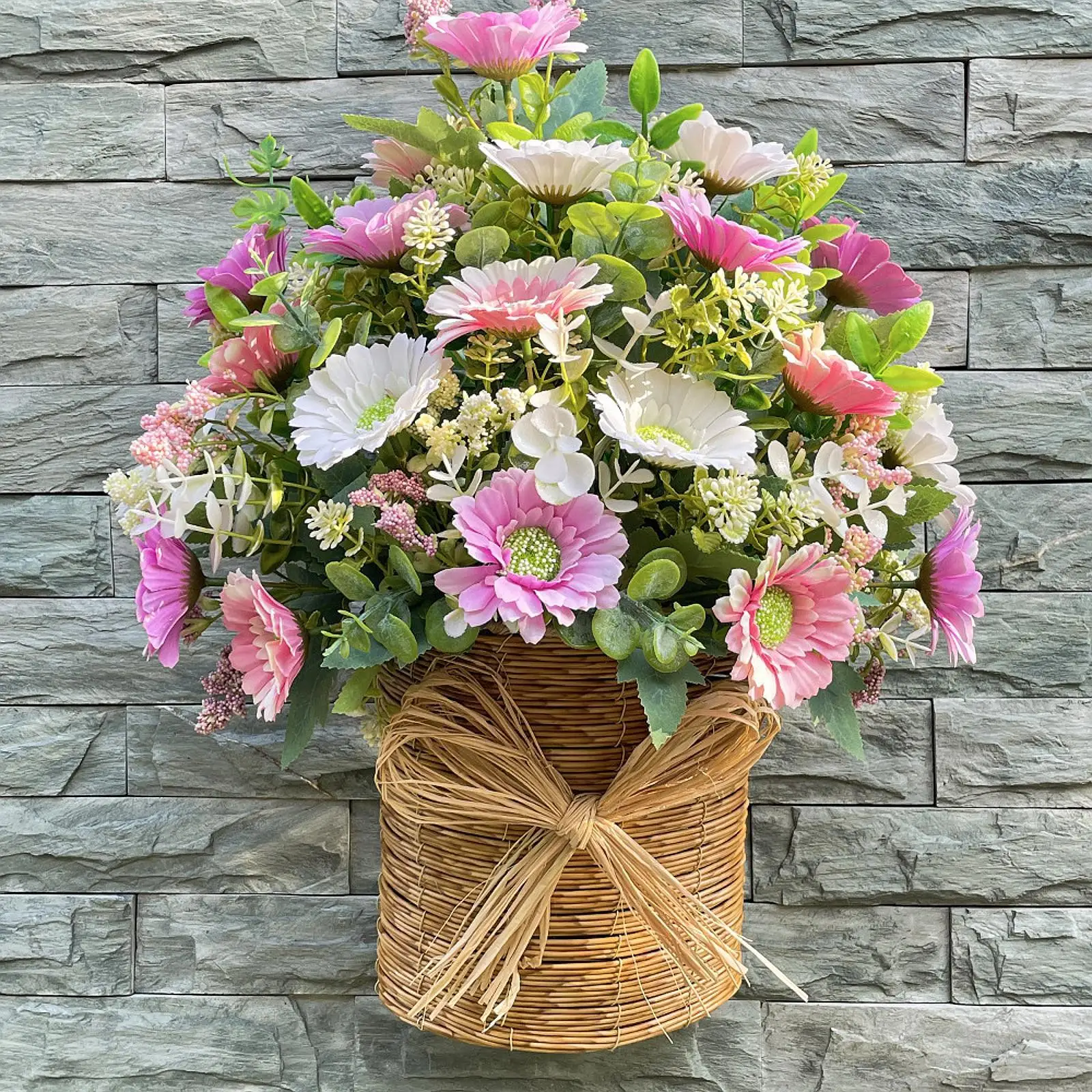 Front Door Hanging Basket Wreath Welcome Spring Sign Artificial Eucalyptus Leaves for Farmhouse Yard Seasonal Festival Party
Front Door Hanging Basket Wreath Welcome Spring Sign Artificial Eucalyptus Leaves for Farmhouse Yard Seasonal Festival Party
