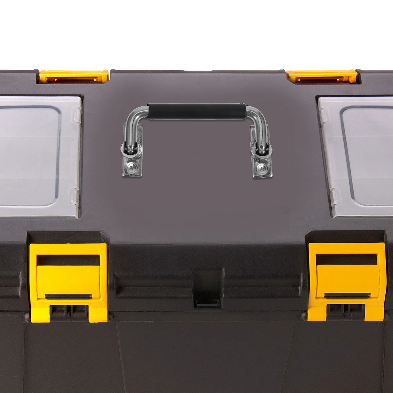 Stainless Steel Foldable Pull Handle Rubber Coated Grip Heavy Duty For Tool Box Equipment Cabinet Trunk Case Luggage Flight
Stainless Steel Foldable Pull Handle Rubber Coated Grip Heavy Duty For Tool Box Equipment Cabinet Trunk Case Luggage Flight