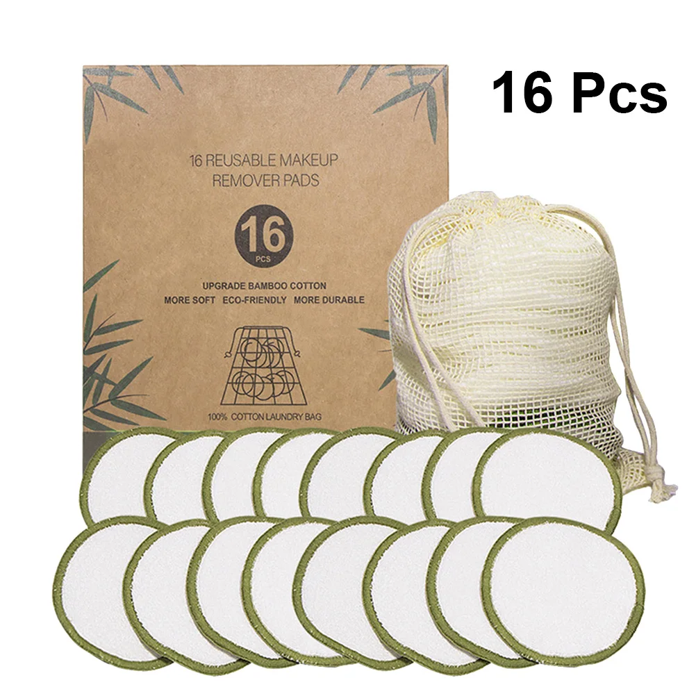 16pcs Bamboo Fiber Makeup Remover Pads Gentle Face Cleansing Wipes Sensitive Skin Travel Gym Use Powder Puff Mat
16pcs Bamboo Fiber Makeup Remover Pads Gentle Face Cleansing Wipes Sensitive Skin Travel Gym Use Powder Puff Mat