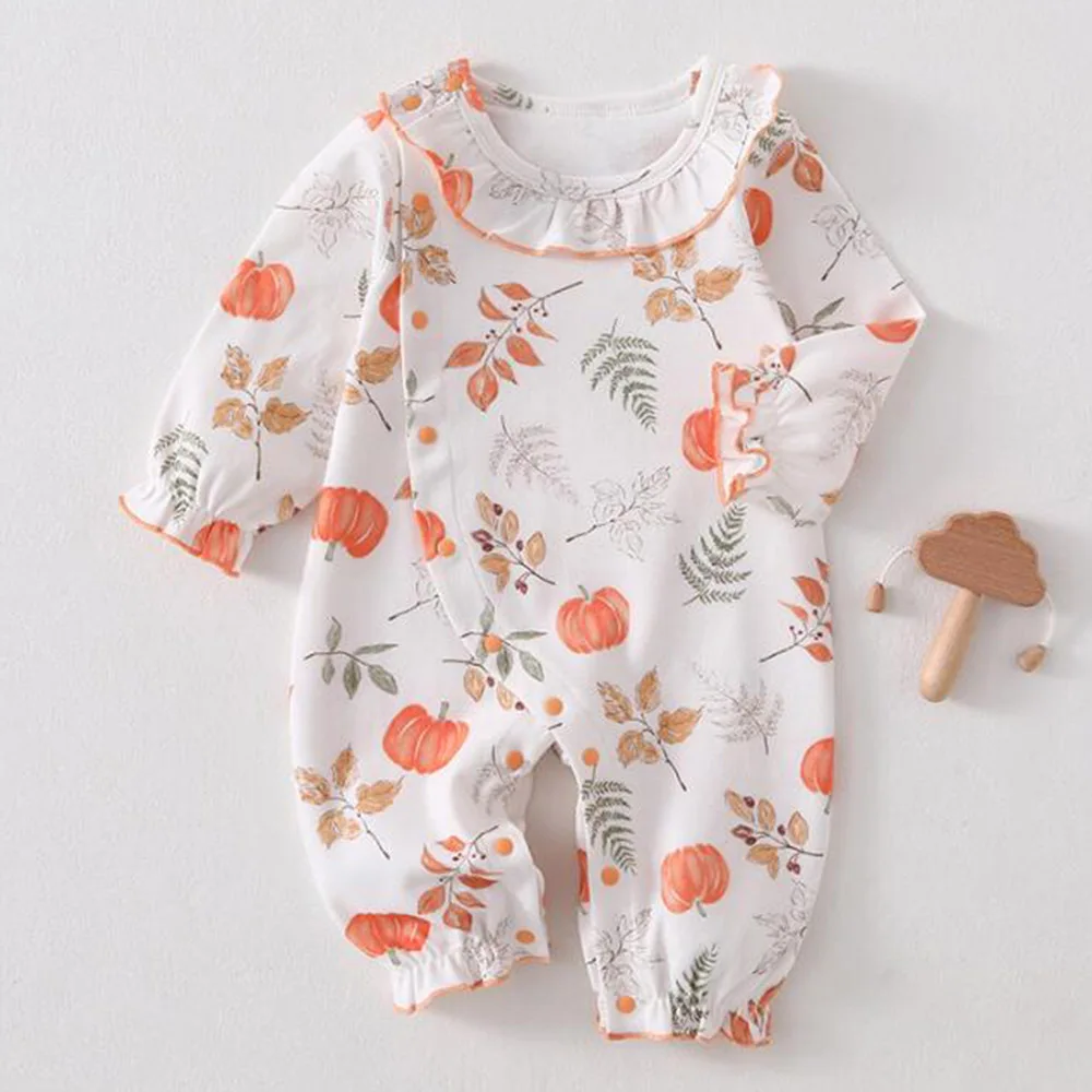 Baby Girl Onesies 100% Cotton Ruffles Floral Spring Autumn Newborn Clothes 1st Birthday Infant Long Sleeve Rompers
Baby Girl Onesies 100% Cotton Ruffles Floral Spring Autumn Newborn Clothes 1st Birthday Infant Long Sleeve Rompers