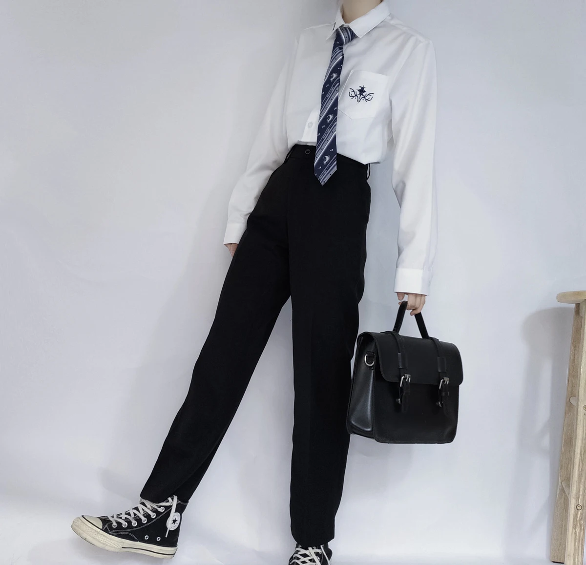 DK Japanese Style Uniform Men's Suit Pants Embroidered Black College Style Student Summer Long Casual Breathable Pants
DK Japanese Style Uniform Men's Suit Pants Embroidered Black College Style Student Summer Long Casual Breathable Pants