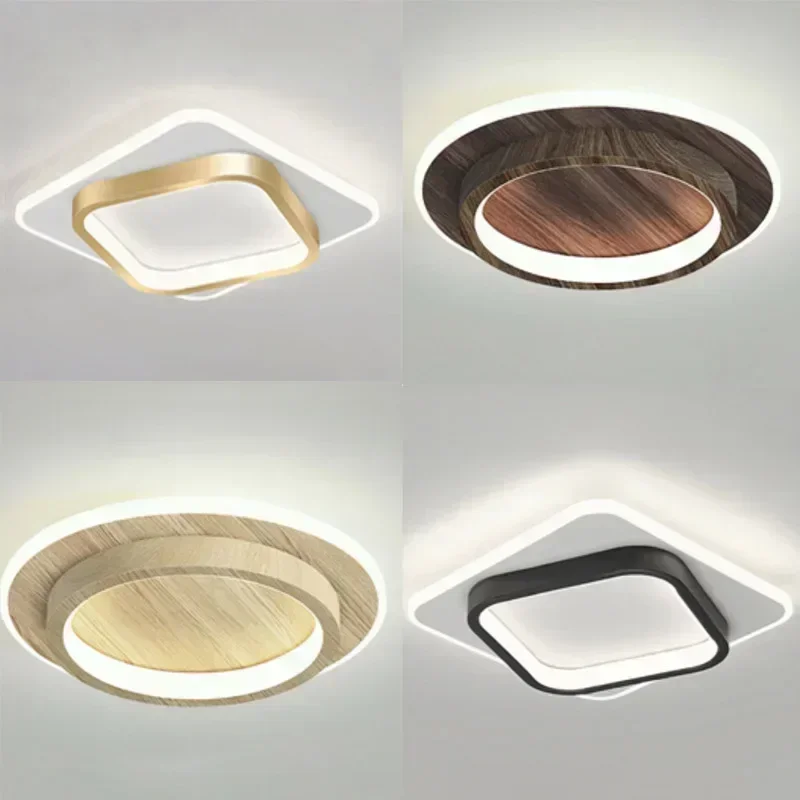 LED Aisle Ceiling Lights Modern Aluminum Acrylic Home Decor Lamps Nordic Wood Grain Entryway Corridor Balcony Luminaires Lustre
LED Aisle Ceiling Lights Modern Aluminum Acrylic Home Decor Lamps Nordic Wood Grain Entryway Corridor Balcony Luminaires Lustre