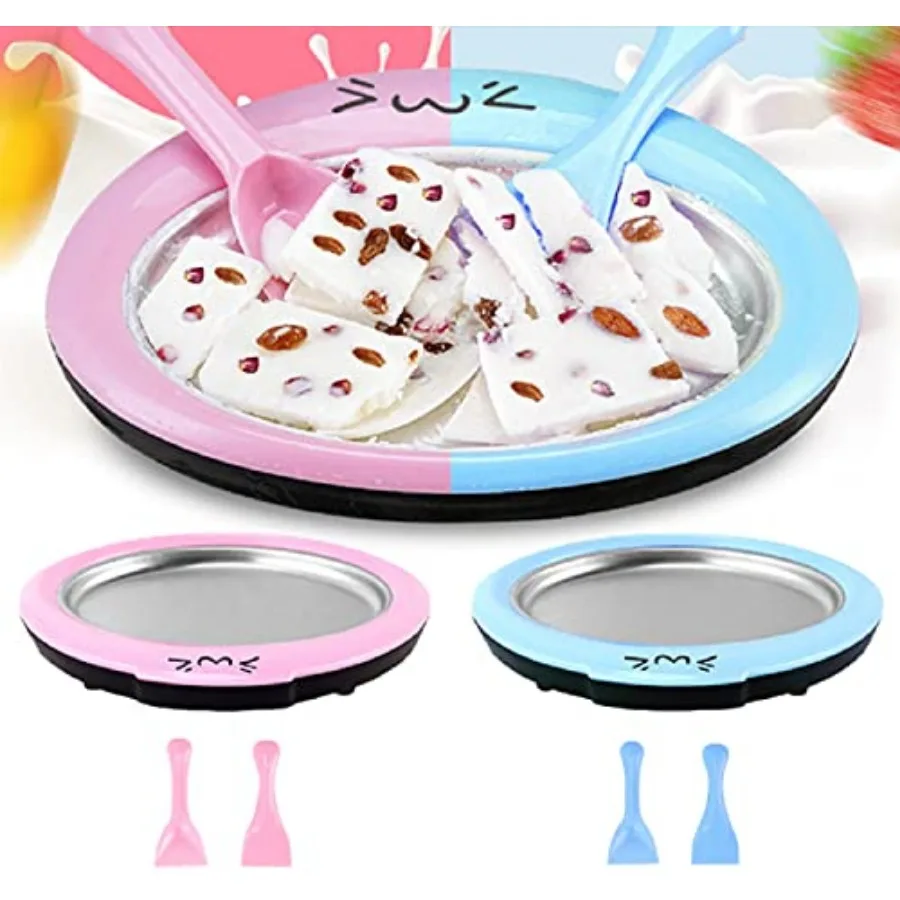 Fried Yogurt Machine Household Mini Ice Maker Homemade Fruit Ice Cream Plate Cute Ice Porridge Fried Ice Tray 11.81x8.85 Inches
Fried Yogurt Machine Household Mini Ice Maker Homemade Fruit Ice Cream Plate Cute Ice Porridge Fried Ice Tray 11.81x8.85 Inches