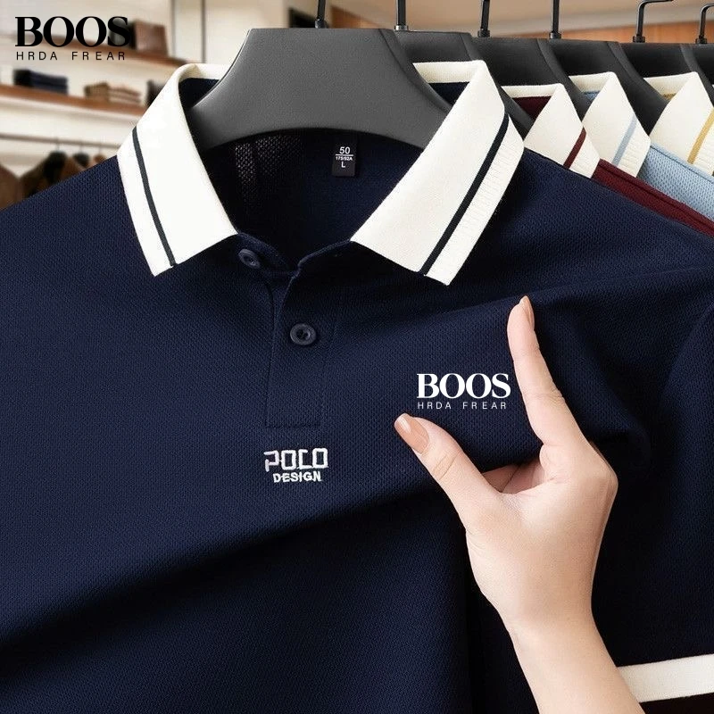 New Summer High-Quality Polo Shirt for Men, Fashionable and Casual, Moisture Absorbing, Breathable and Cool Top
New Summer High-Quality Polo Shirt for Men, Fashionable and Casual, Moisture Absorbing, Breathable and Cool Top