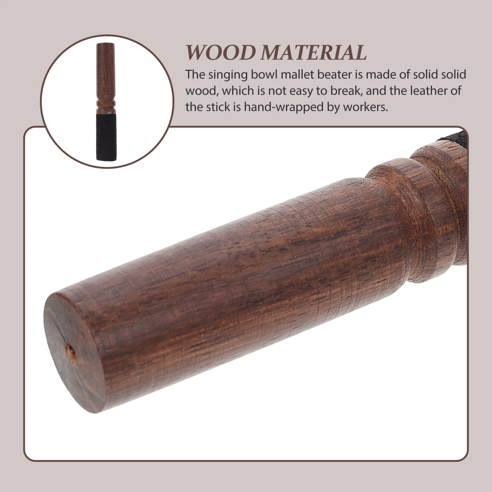 Nepalese Handmade Buddha Sound Wooden Stick Meditation Yoga Healing Singing Bowl Mallet Accessory Gong Rod Portable Lightweight
Nepalese Handmade Buddha Sound Wooden Stick Meditation Yoga Healing Singing Bowl Mallet Accessory Gong Rod Portable Lightweight