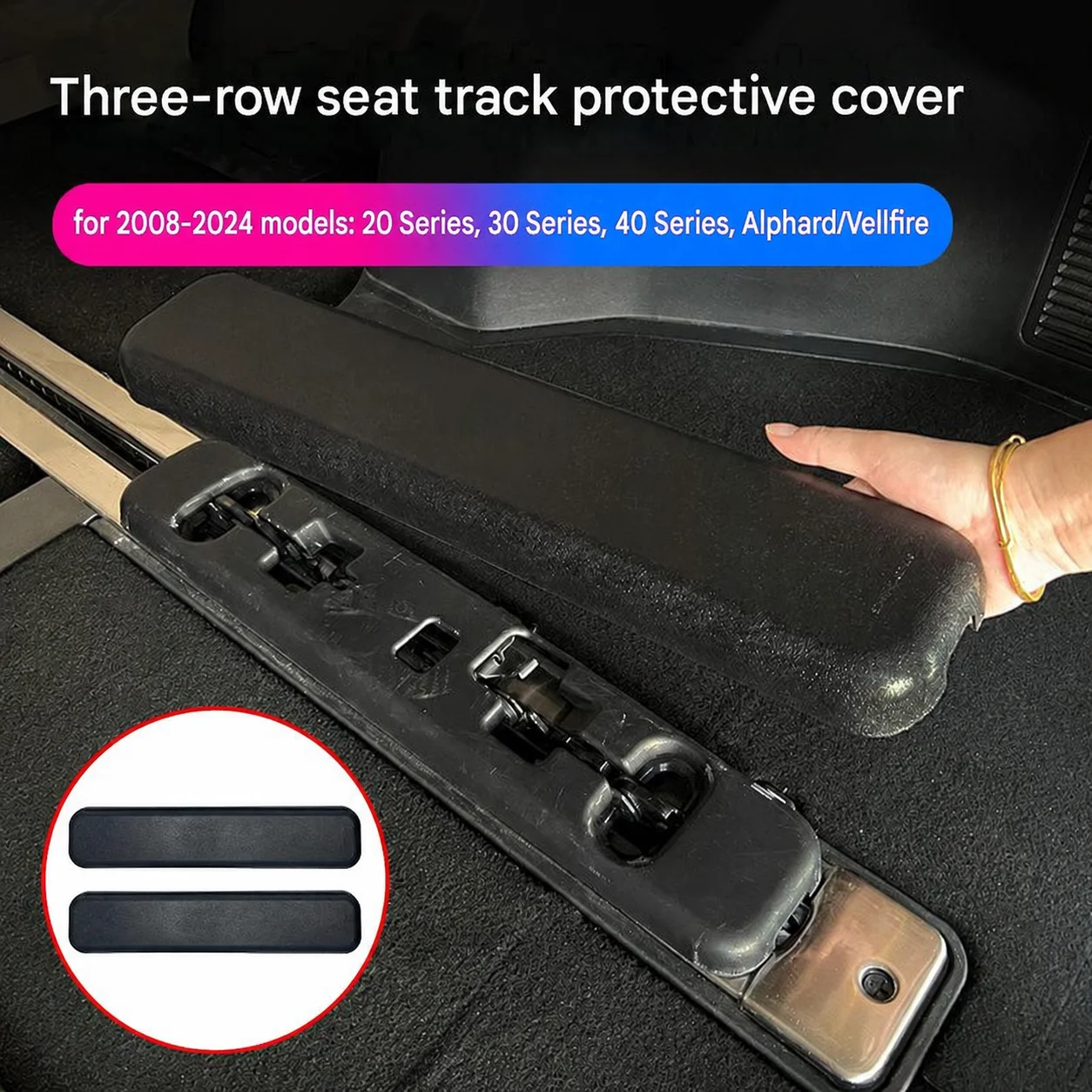 For Toyota Alphard Vellfire 20 30 40 Series Third Row Seat Rail Protective Covers ABS Anti-Scratch Track Covers 2PCS
For Toyota Alphard Vellfire 20 30 40 Series Third Row Seat Rail Protective Covers ABS Anti-Scratch Track Covers 2PCS
