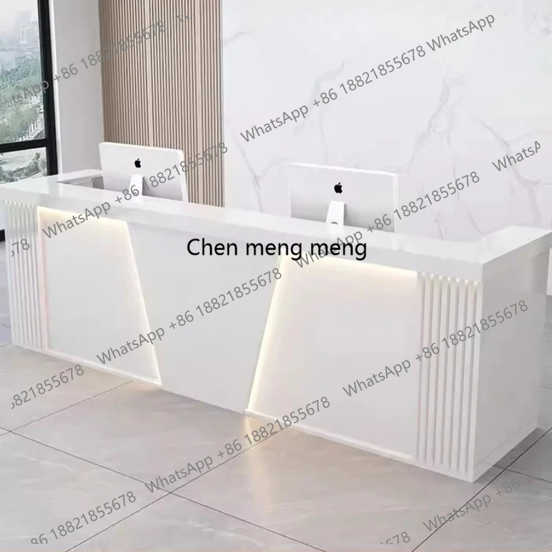 Supermarket Reception Desk Coffee Beauty Salon Modern Reception Desk Study Luxury Infodesk Front Muebles Commercial Furniture
Supermarket Reception Desk Coffee Beauty Salon Modern Reception Desk Study Luxury Infodesk Front Muebles Commercial Furniture