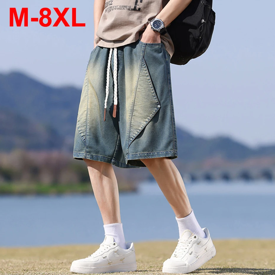 8XL Plus Size Men Denim Shorts Summer Casual Loose Wide Leg Blue Jeans Shorts Big Size Male Denim Shorts
8XL Plus Size Men Denim Shorts Summer Casual Loose Wide Leg Blue Jeans Shorts Big Size Male Denim Shorts