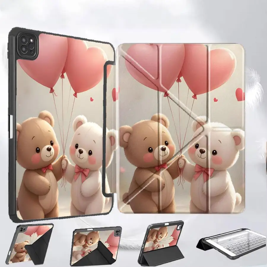 Bear Heart Balloon Tablet Case For iPad Air 4 5 M3 M2 M4 11inch Mini 6 7 Pro 2025 Pro 11th 10th 9th 8th 7th 12.9inch Holder
Bear Heart Balloon Tablet Case For iPad Air 4 5 M3 M2 M4 11inch Mini 6 7 Pro 2025 Pro 11th 10th 9th 8th 7th 12.9inch Holder