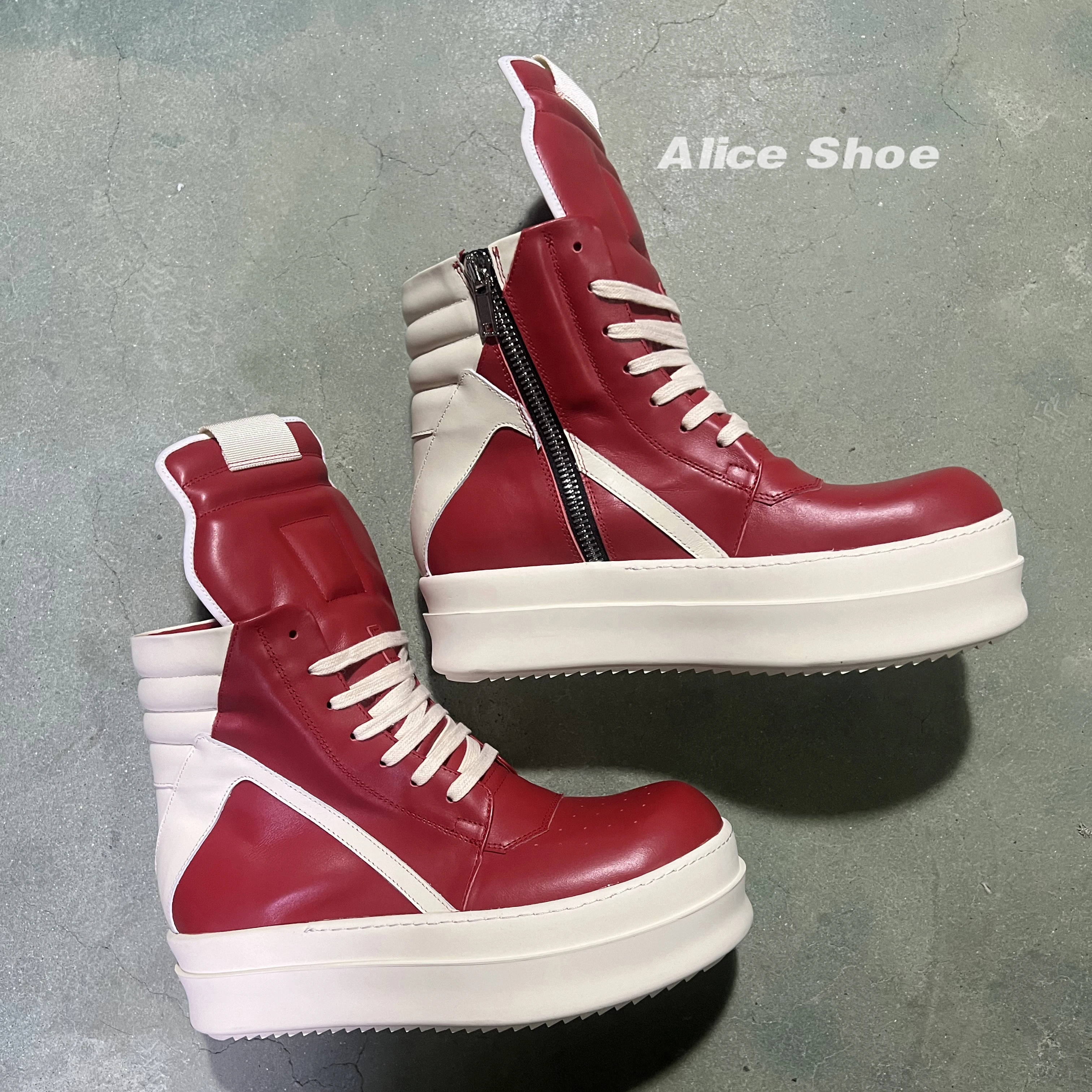 Designer Women Ankle Boot Platform 6cm High Original ricks Casual Luxury Girl Red Geobasket owens Leather Zip Flat Street Shoe
Designer Women Ankle Boot Platform 6cm High Original ricks Casual Luxury Girl Red Geobasket owens Leather Zip Flat Street Shoe