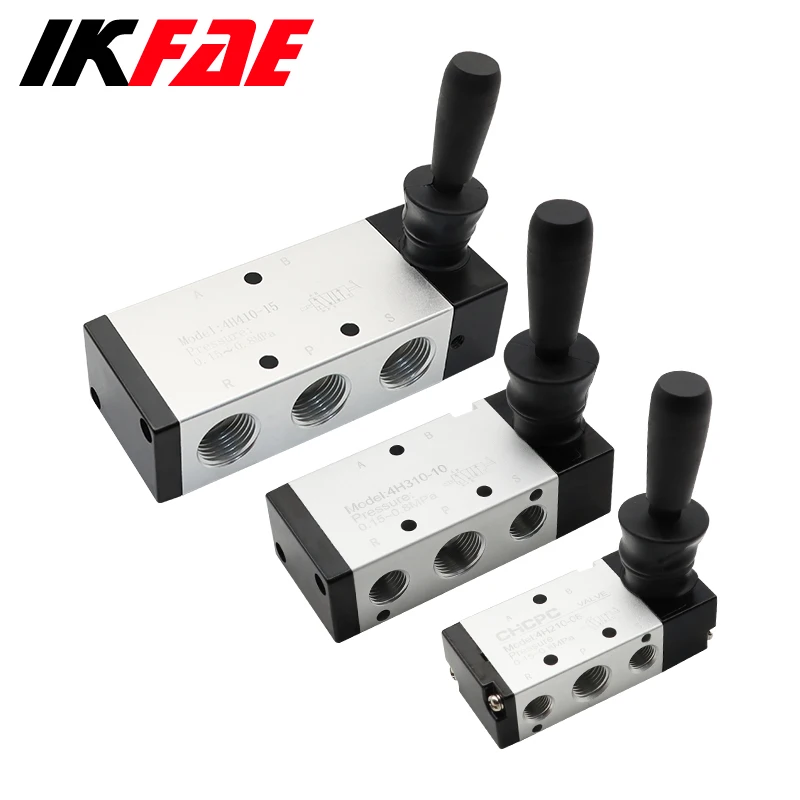 3/2 5/2 Way Pneumatic Air Hand Lever Operated Valve Manual Control 2 Position 3 5Port Push-Pull 3H210-08 4H210-08
3/2 5/2 Way Pneumatic Air Hand Lever Operated Valve Manual Control 2 Position 3 5Port Push-Pull 3H210-08 4H210-08