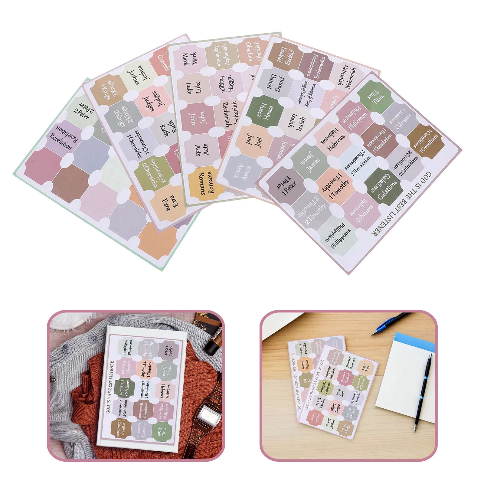150Pcs Bible Index Tabs Writable Self-Adhesive Book Tabs for Bible Study Accessories Teen Girls Women Men Residue-Free Sturdy
150Pcs Bible Index Tabs Writable Self-Adhesive Book Tabs for Bible Study Accessories Teen Girls Women Men Residue-Free Sturdy