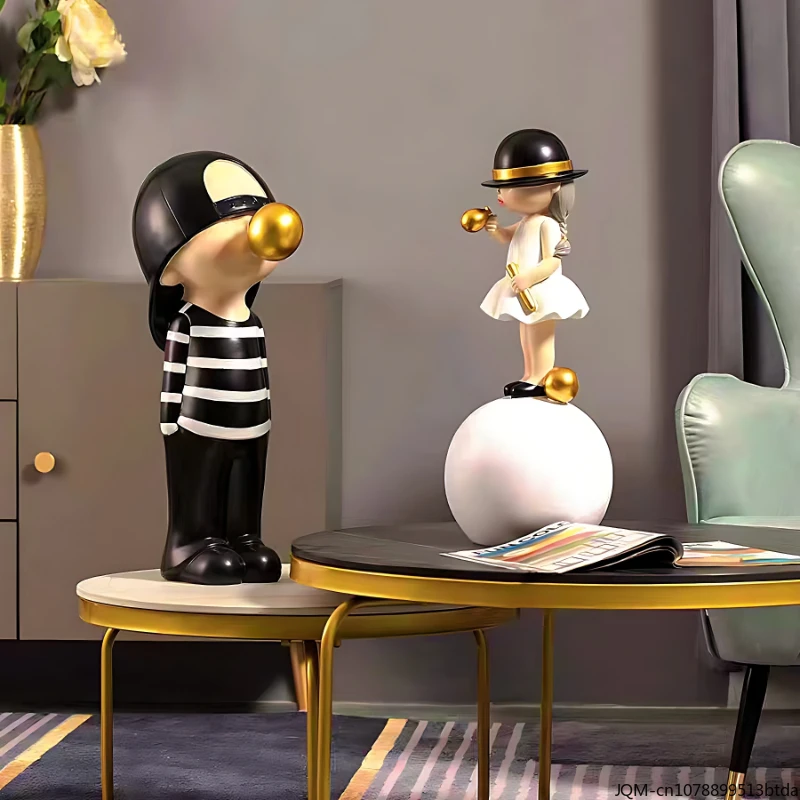 Nordic Creative Cartoon Blowing Bubbles Boys and Girls Floor-standing Large Ornaments Light Luxury Furniture Decoration Ornament
Nordic Creative Cartoon Blowing Bubbles Boys and Girls Floor-standing Large Ornaments Light Luxury Furniture Decoration Ornament