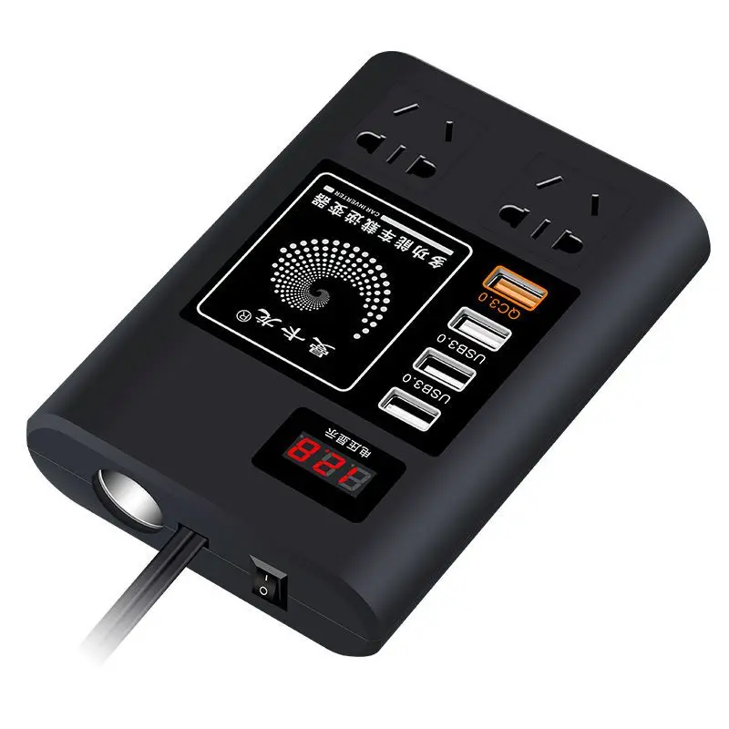 Car inverter 12V24V universal to 220V universal conversion head Car power strip conversion Mobile phone charger
Car inverter 12V24V universal to 220V universal conversion head Car power strip conversion Mobile phone charger