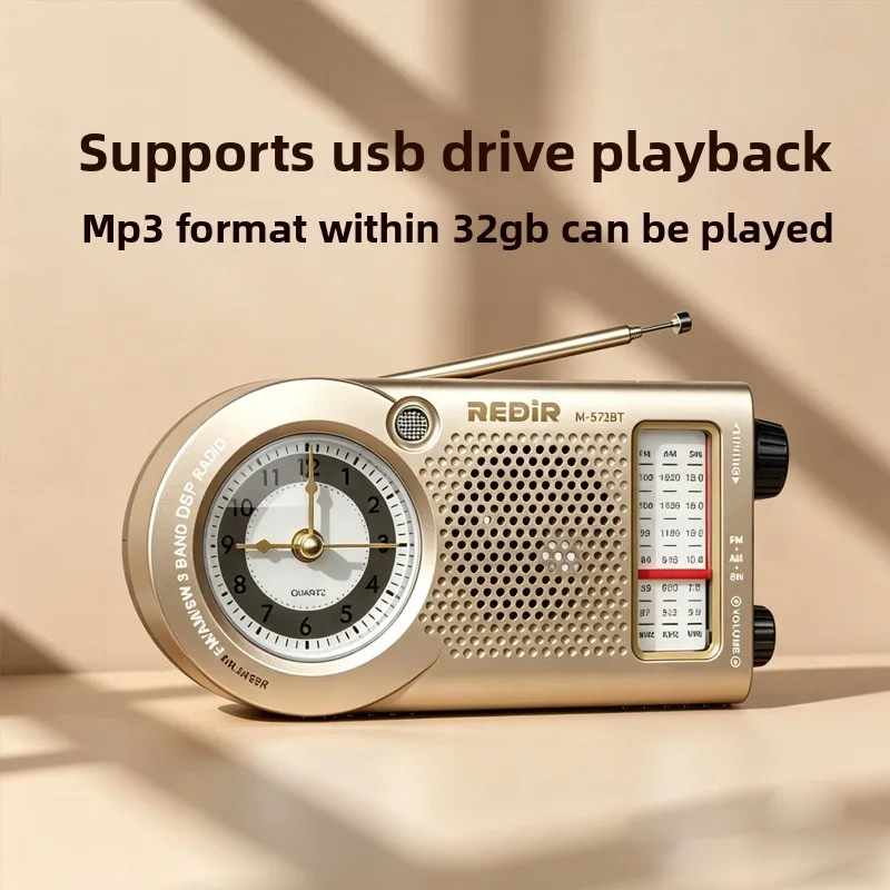 Multifunctional 3 Band DSP Radio With Clock Bluetooth 5.0 Speaker TF USB MP3 Player LED Light For Home Outdoor Use
Multifunctional 3 Band DSP Radio With Clock Bluetooth 5.0 Speaker TF USB MP3 Player LED Light For Home Outdoor Use