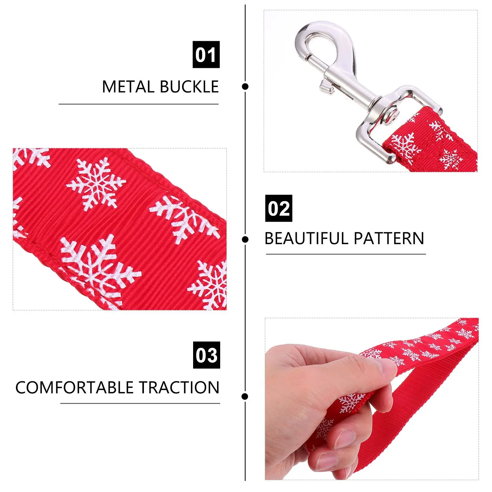 1Set Snowflake Collar Set Christmas Pet Leash and Harness Adjustable Dog Accessories Festive Pattern for Holiday Walks Xmas Dog
1Set Snowflake Collar Set Christmas Pet Leash and Harness Adjustable Dog Accessories Festive Pattern for Holiday Walks Xmas Dog