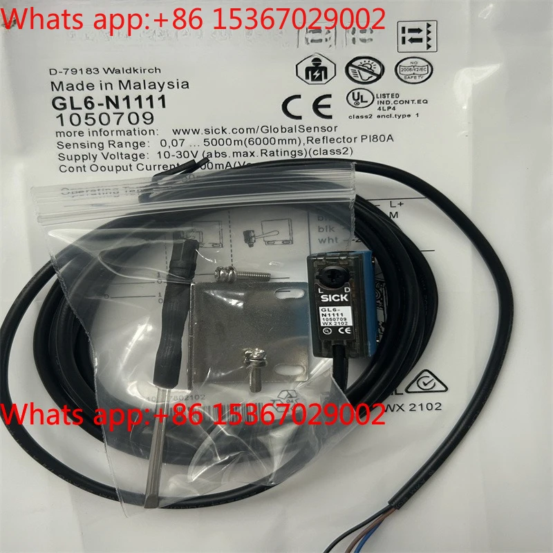 New SICK photoelectric switch GL6-N1112 GL6-N1111 GL6-P1111 GL6-P1112
New SICK photoelectric switch GL6-N1112 GL6-N1111 GL6-P1111 GL6-P1112