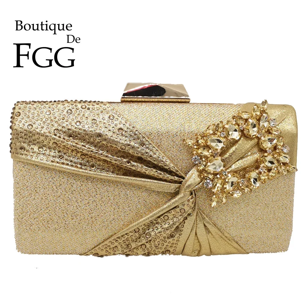Boutique De FGG Golden Shiny Glitter Bow Women Clutch Evening Bag Bridal Diamond Handbags Wedding Crystal Bag Party Cocktail Bag
Boutique De FGG Golden Shiny Glitter Bow Women Clutch Evening Bag Bridal Diamond Handbags Wedding Crystal Bag Party Cocktail Bag