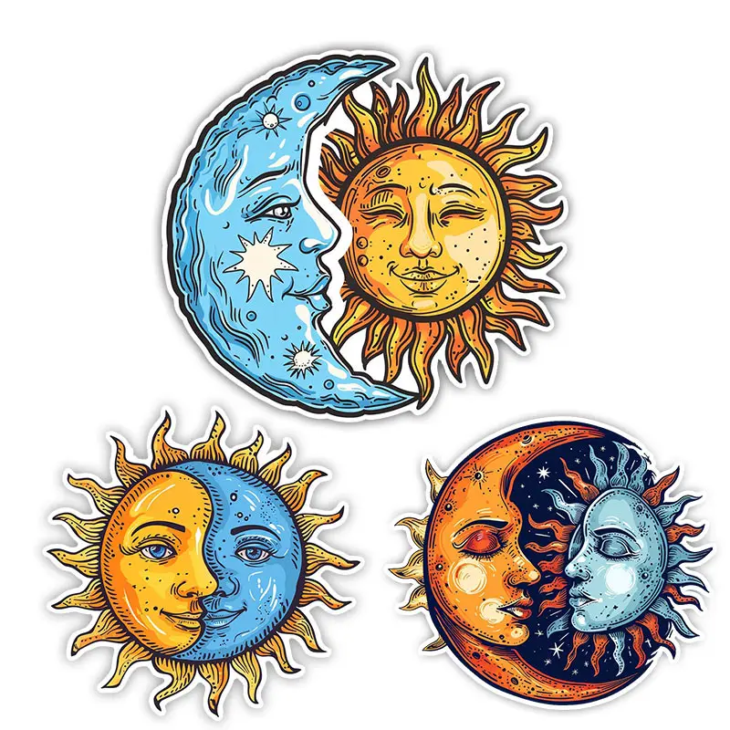 Car Sticker Sun and Moon Waterproof Vinyl Decal on Bumper Rear Window Laptop Self-adhesive Decal For Car Accessories T146
Car Sticker Sun and Moon Waterproof Vinyl Decal on Bumper Rear Window Laptop Self-adhesive Decal For Car Accessories T146