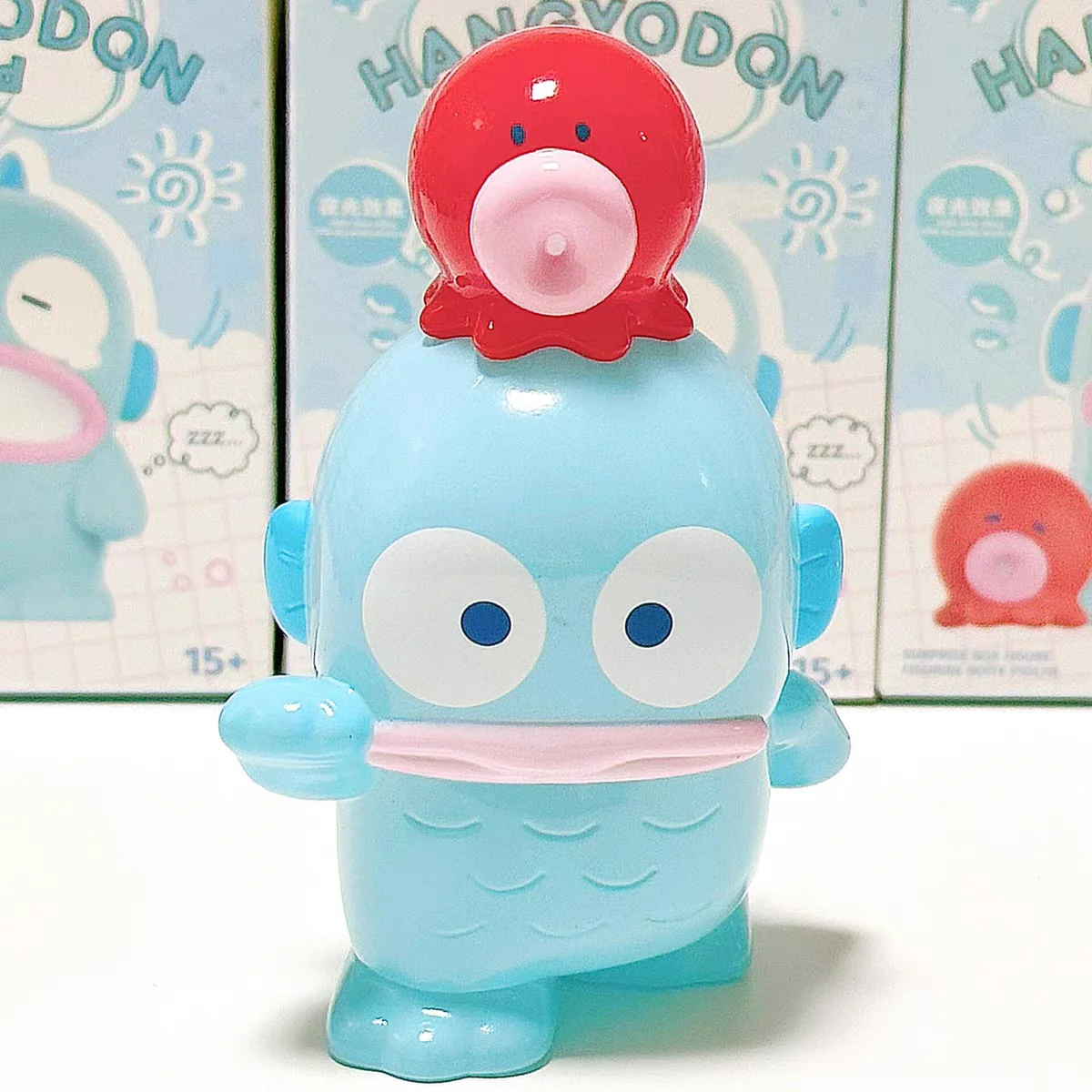 Genuine Sanrio Characters HANGYODON Mood Series Blind Box Luminous Cute Model Doll Action Figure Collect Ornament Boy Girs Gifts
Genuine Sanrio Characters HANGYODON Mood Series Blind Box Luminous Cute Model Doll Action Figure Collect Ornament Boy Girs Gifts