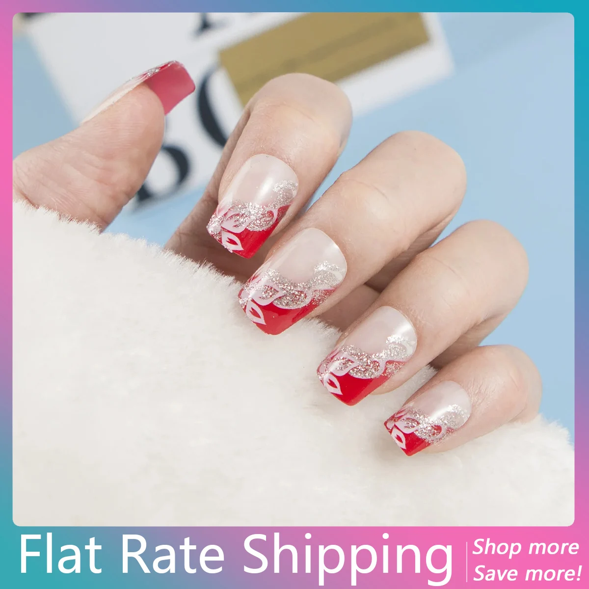 TKGOES 24 Pieces/Box Fake Nail Art Tips Full Cover Press-On False Nail Tips Short Nail Tips With Adhesive Tab
TKGOES 24 Pieces/Box Fake Nail Art Tips Full Cover Press-On False Nail Tips Short Nail Tips With Adhesive Tab