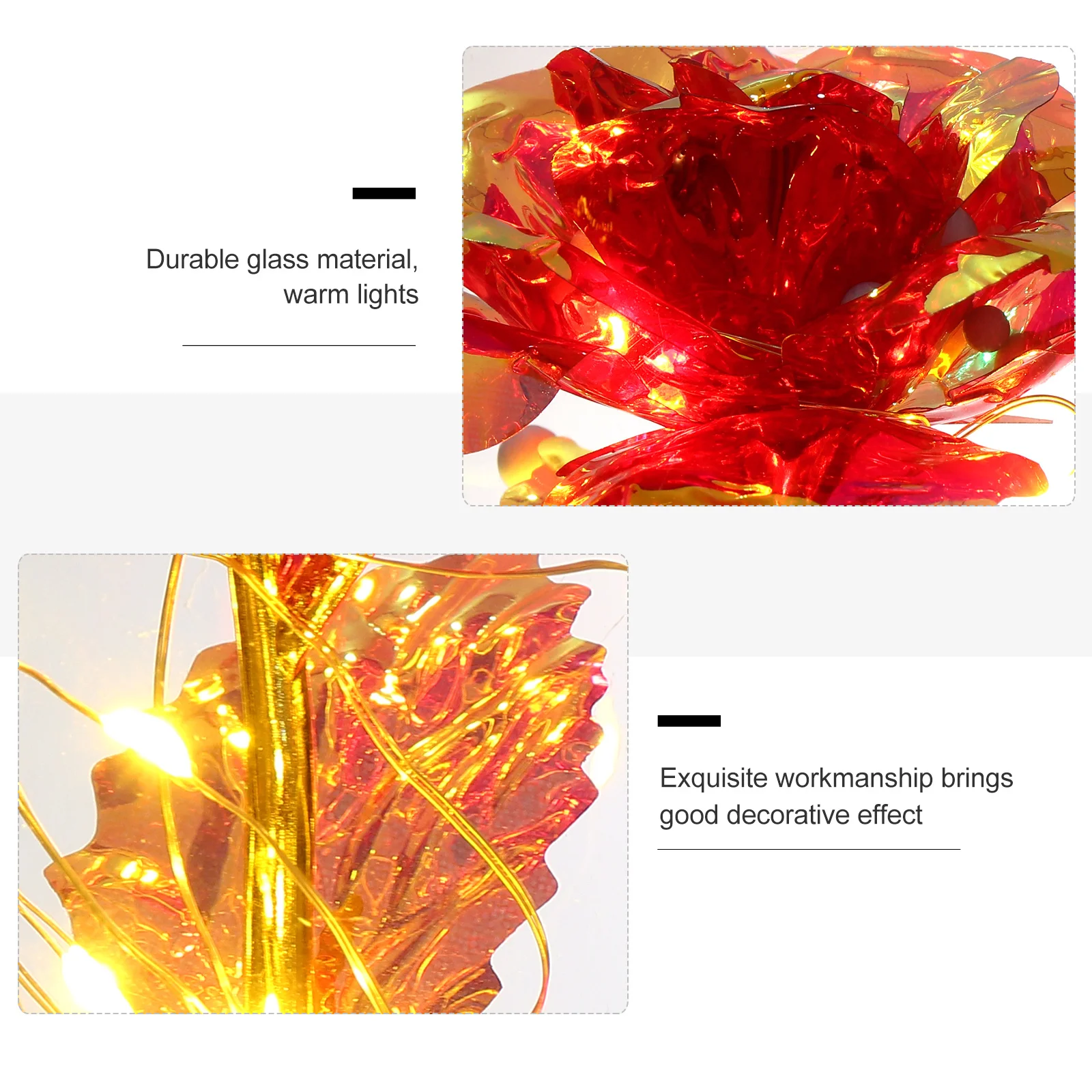 1Pcs Romantic Rose Flower Glass Dome Artificial Lamp Night Atmosphere Light Valentine's Day Rose Light Decoration
1Pcs Romantic Rose Flower Glass Dome Artificial Lamp Night Atmosphere Light Valentine's Day Rose Light Decoration