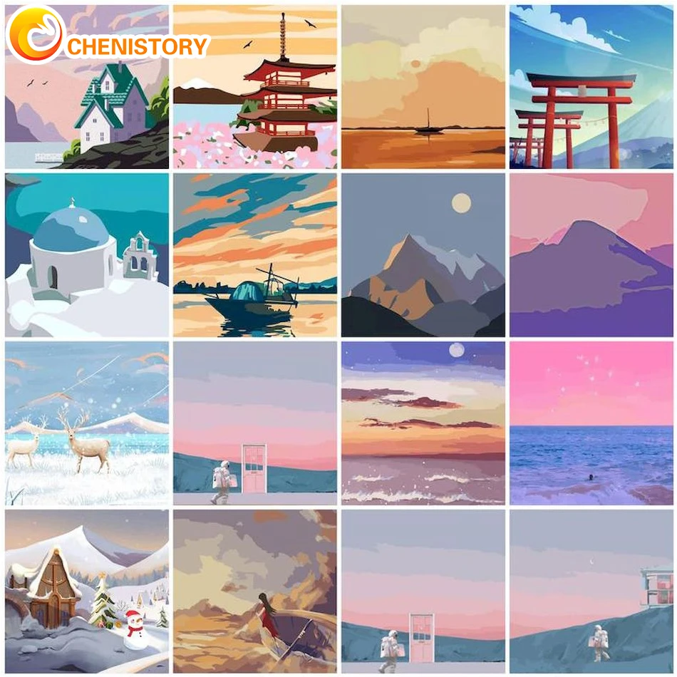 CHENISTORY-Oil Painting Paint by Number Kit For Children, DIY Craft, Digital Painting, Picture By Number Landscape, Home Decor S
CHENISTORY-Oil Painting Paint by Number Kit For Children, DIY Craft, Digital Painting, Picture By Number Landscape, Home Decor S