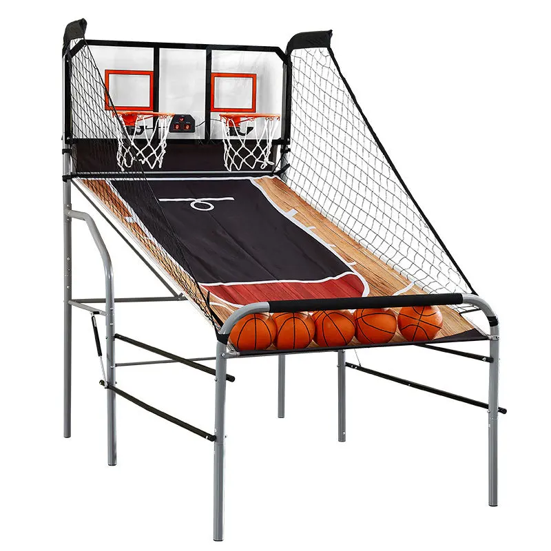 Double-Shot Heavy-Duty Foldable Basketball Arcade Machine with Electronic Scorer
Double-Shot Heavy-Duty Foldable Basketball Arcade Machine with Electronic Scorer