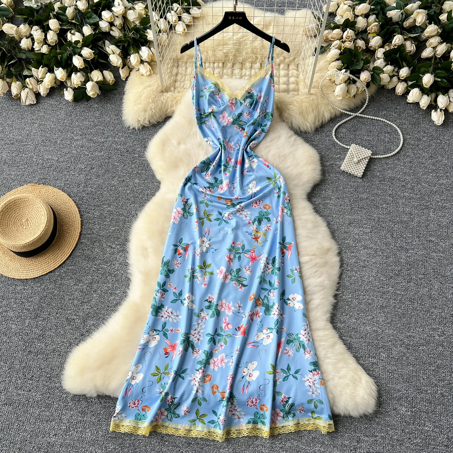 Elegant Sweet High Waist Lace Patchwork Hollow Out Backless Slip Dress Vacation Slim Women Party Hip Wrap Dresses
Elegant Sweet High Waist Lace Patchwork Hollow Out Backless Slip Dress Vacation Slim Women Party Hip Wrap Dresses