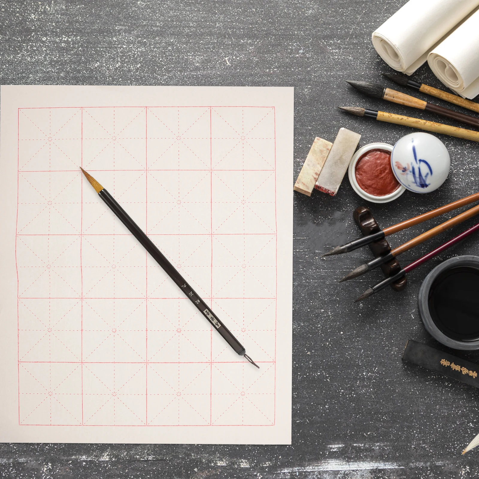 100 Sheets Chinese Calligraphy Supplies Practice Paper for Writing Handwriting Caligraphy China 
100 Sheets Chinese Calligraphy Supplies Practice Paper for Writing Handwriting Caligraphy China