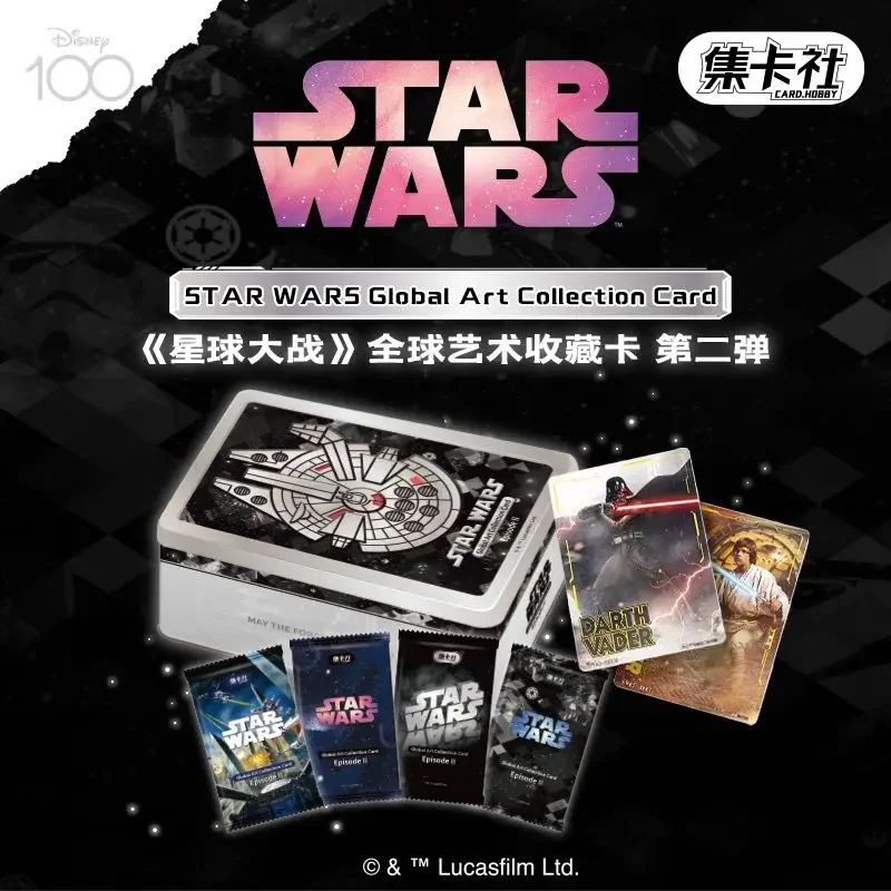 Original Star Wars Global Art Series Collection Card Box Anime Limited Metal Embossed Spaceship Cards Christmas Toy Gifts
Original Star Wars Global Art Series Collection Card Box Anime Limited Metal Embossed Spaceship Cards Christmas Toy Gifts