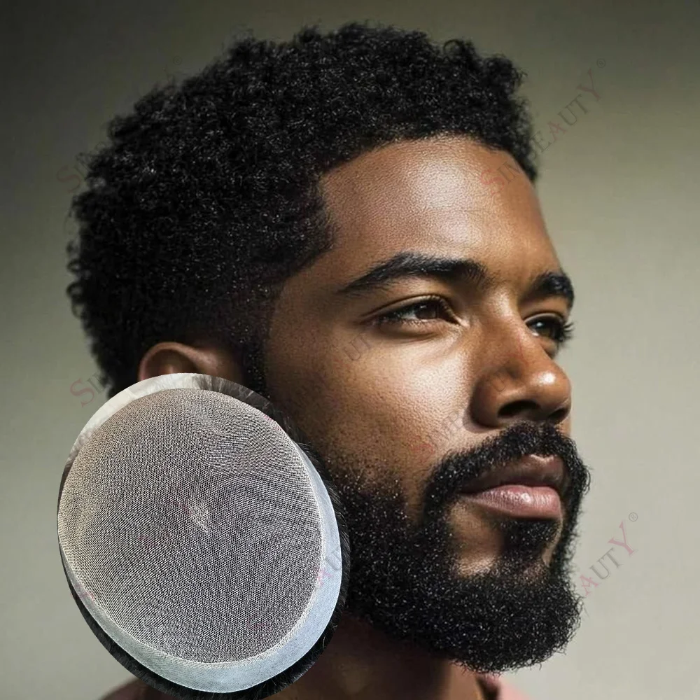 Afro Hairstyle 4mm 6mm Kinky Curly Australia Toupee Men Lace PU Base Male Hair Prosthesis #1 #2 Black Brown Breathable Capillary
Afro Hairstyle 4mm 6mm Kinky Curly Australia Toupee Men Lace PU Base Male Hair Prosthesis #1 #2 Black Brown Breathable Capillary