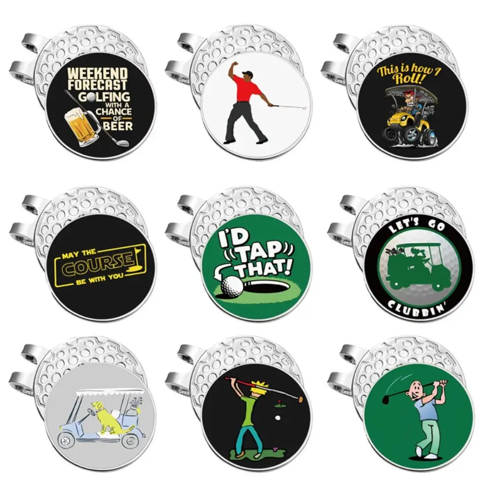 Magnetic Golf Hat Clips Position Marker Trendy Decorative Golf Ball Marker Cartoon Metal Material Golf Cap Clips Golf Lover
Magnetic Golf Hat Clips Position Marker Trendy Decorative Golf Ball Marker Cartoon Metal Material Golf Cap Clips Golf Lover