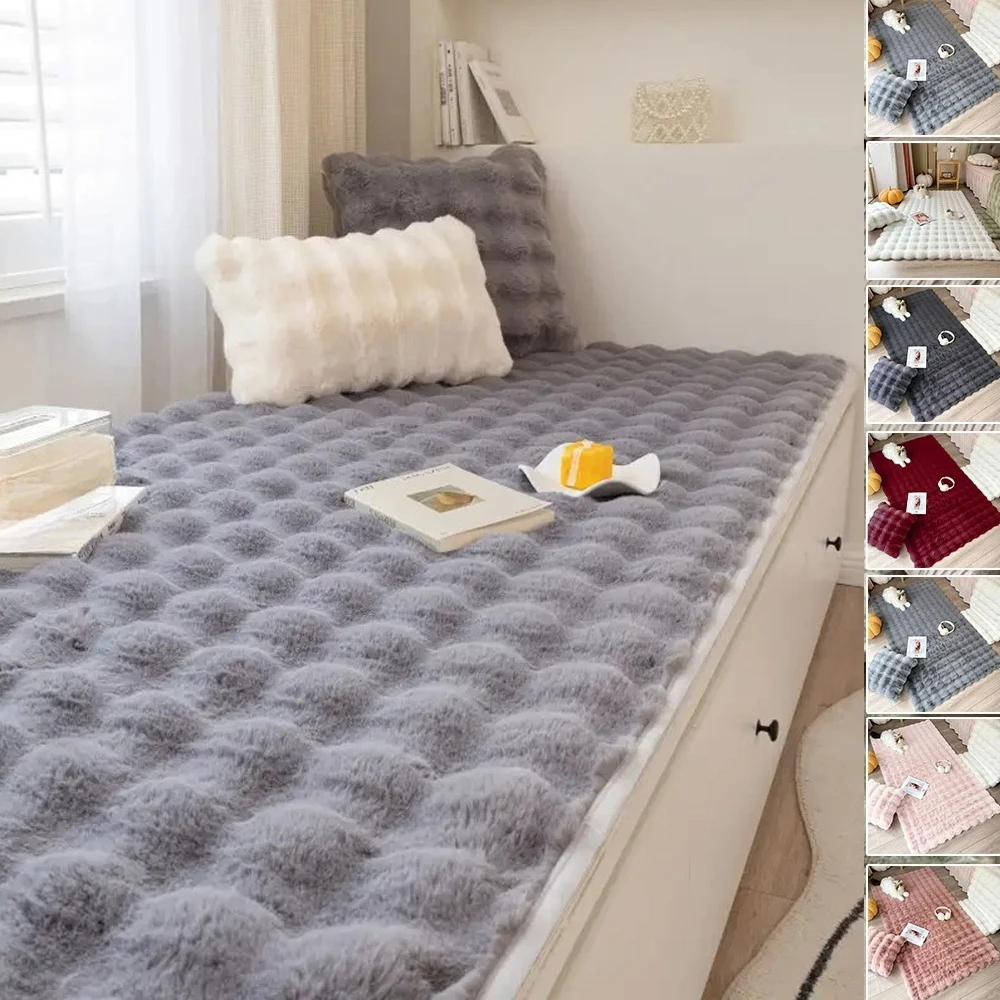 1PC Non-slip Fluffy Carpet Bedroom Bubble Plush Rugs for Home Decor Soft Floor Cushion Living Room Girl Mats Коврики Для Спальни
1PC Non-slip Fluffy Carpet Bedroom Bubble Plush Rugs for Home Decor Soft Floor Cushion Living Room Girl Mats Коврики Для Спальни