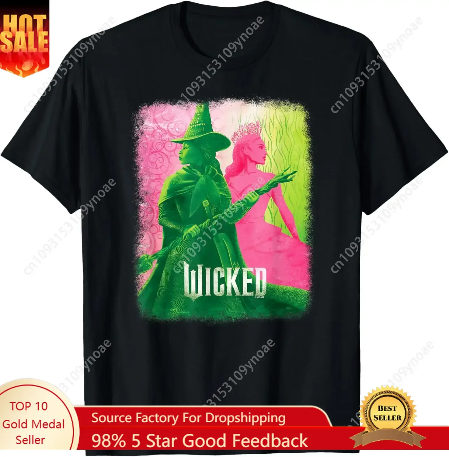 Wicked Elphaba Glinda Tonal TShirt Man Women Cotton Cute Tee Soft Shirt Breathable Classic Top Short Sleeves Anime Clothes
Wicked Elphaba Glinda Tonal TShirt Man Women Cotton Cute Tee Soft Shirt Breathable Classic Top Short Sleeves Anime Clothes