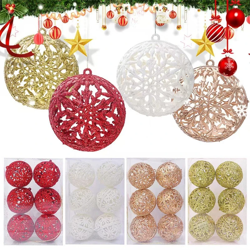 6CM 6Pcs Christmas Ball Christmas Decoration Xmas Tree Pendent Ornaments Home Decor Navidad New Year 2025 Party Supplies
6CM 6Pcs Christmas Ball Christmas Decoration Xmas Tree Pendent Ornaments Home Decor Navidad New Year 2025 Party Supplies