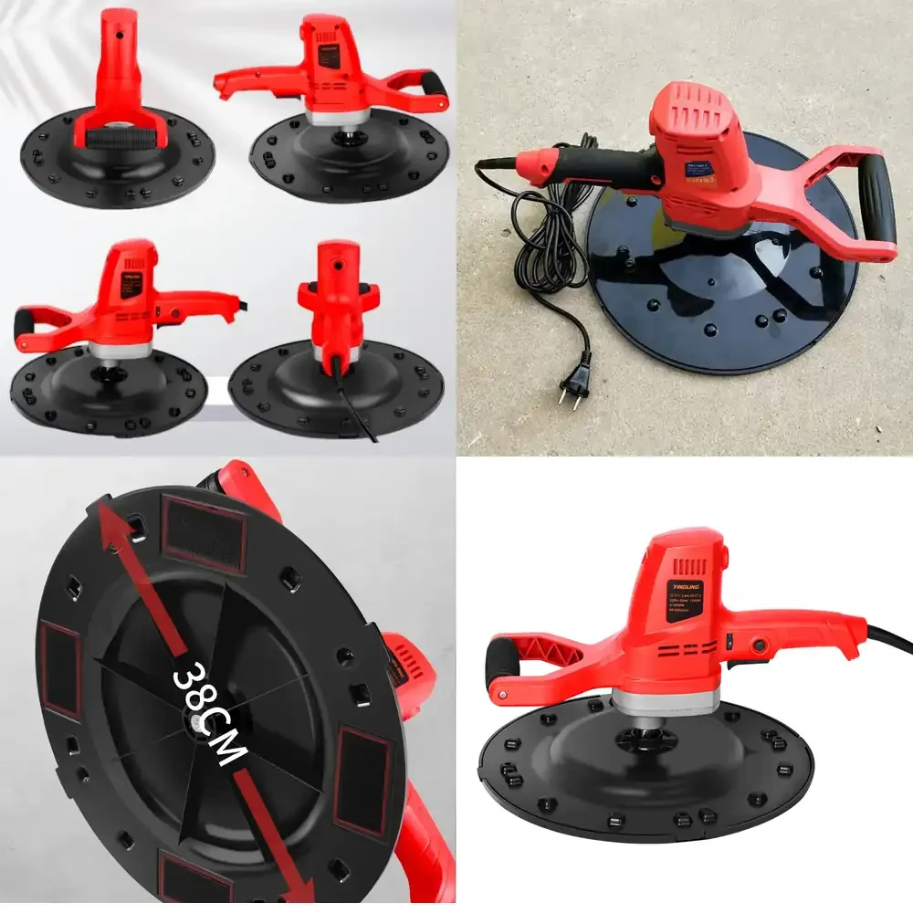 Electric Power Trowel Machine Cement Mortar Wall Putty Sander Floor with 4 Free Accessories
Electric Power Trowel Machine Cement Mortar Wall Putty Sander Floor with 4 Free Accessories