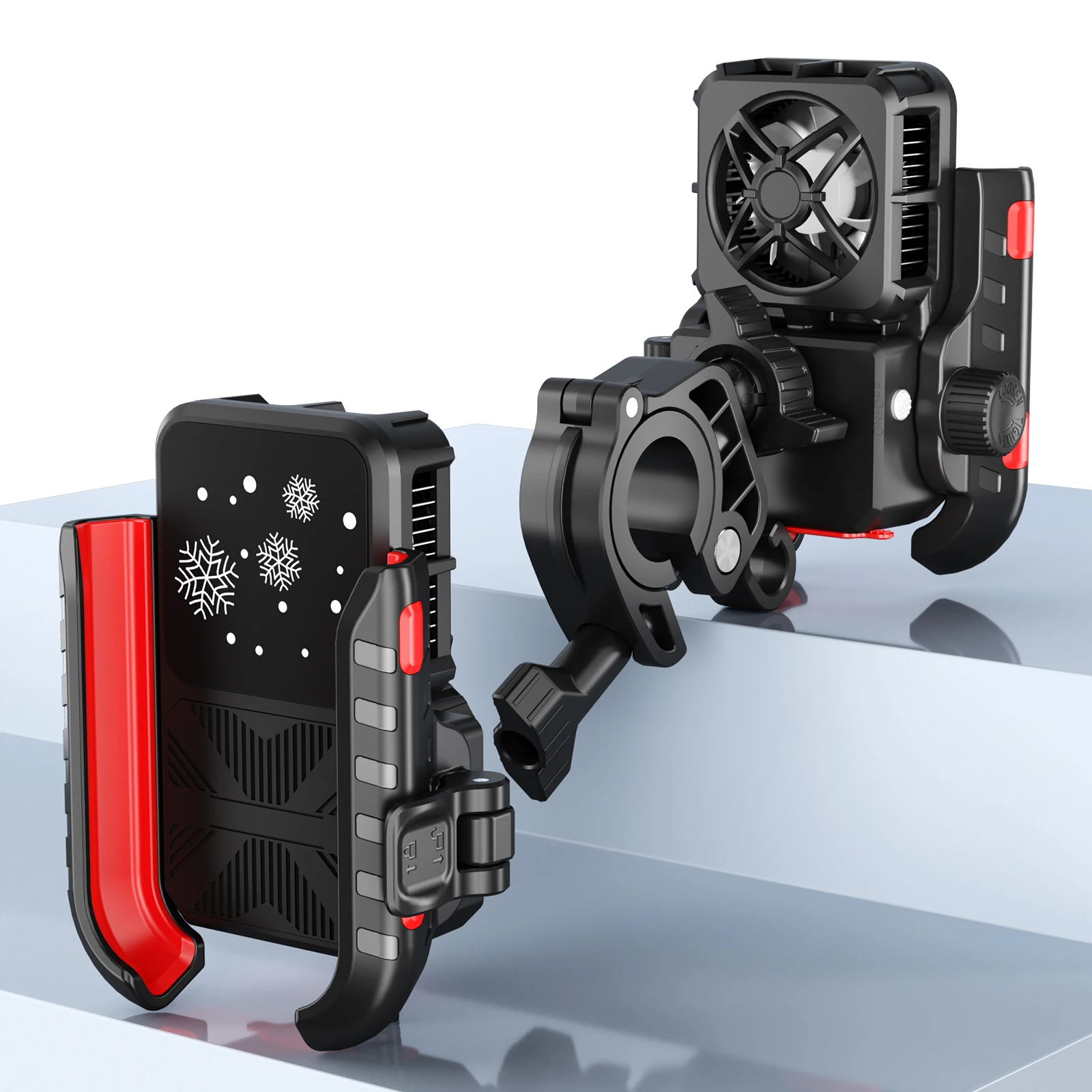 Cooling Cellphone Cradle 360 Rotation Navigation Bracket Motorcycle Cellphone Holder Adjustable for 5.4-7.8 Inch Smartphone
Cooling Cellphone Cradle 360 Rotation Navigation Bracket Motorcycle Cellphone Holder Adjustable for 5.4-7.8 Inch Smartphone