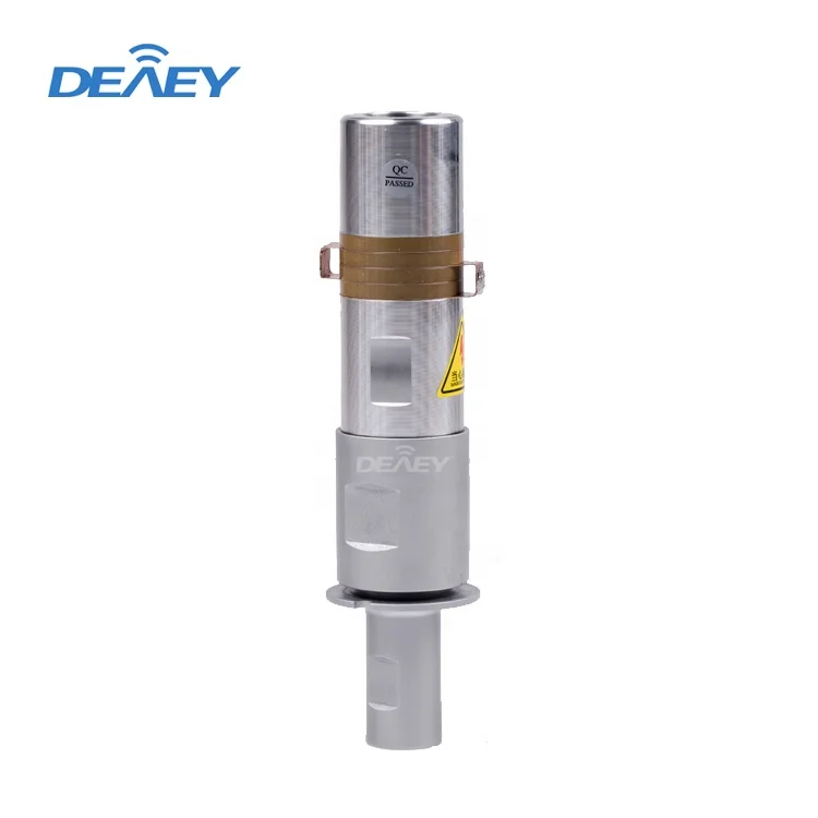 20khz 2000w Ultrasonic Part Ultrasonic Welding Transducer for Bag Sealing Machine
20khz 2000w Ultrasonic Part Ultrasonic Welding Transducer for Bag Sealing Machine
