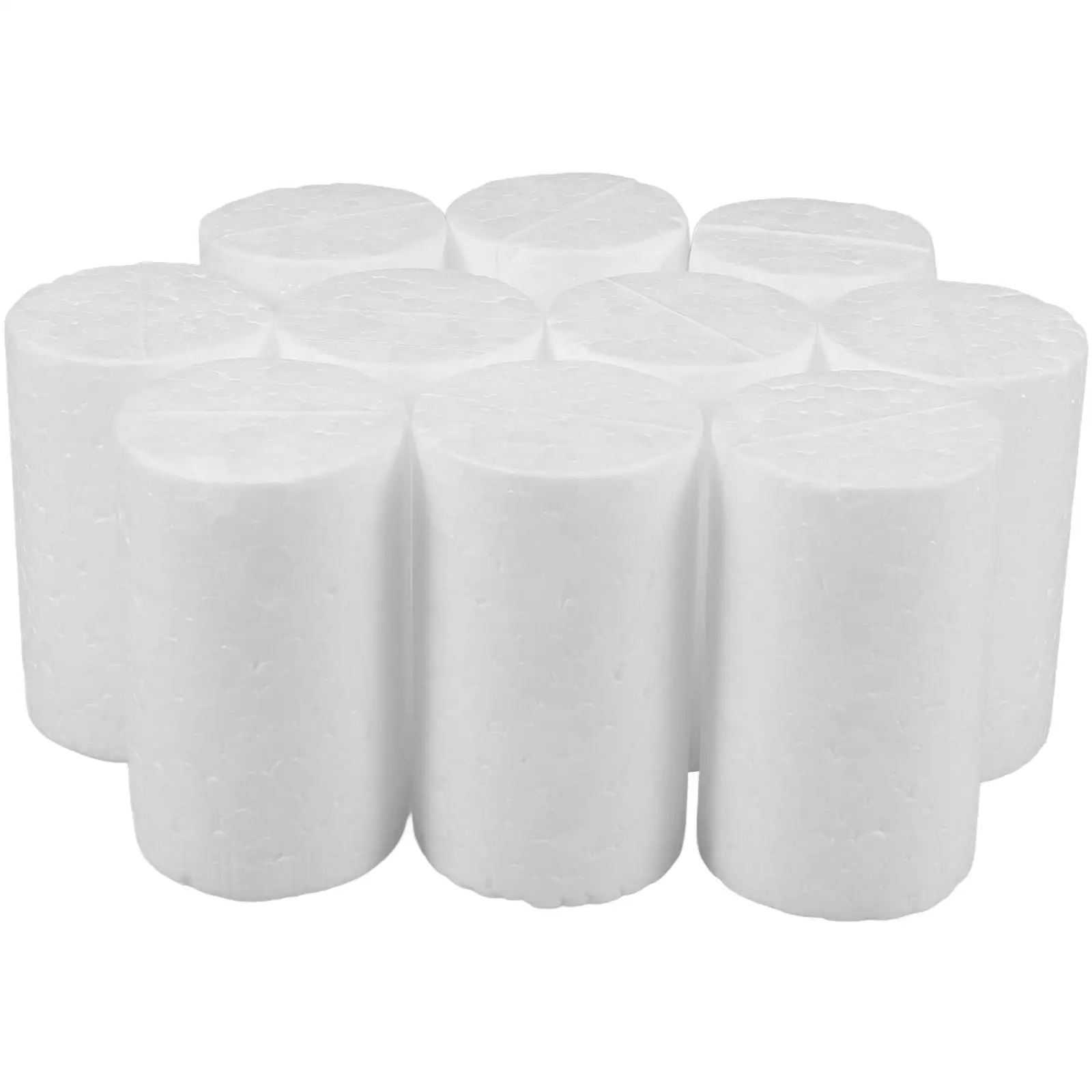 10 Pcs Cylindrical Decoration Tubes White Rods for Crafts Christmas Party DIY Foam Balls Sculpting Block Holiday Decorations
10 Pcs Cylindrical Decoration Tubes White Rods for Crafts Christmas Party DIY Foam Balls Sculpting Block Holiday Decorations